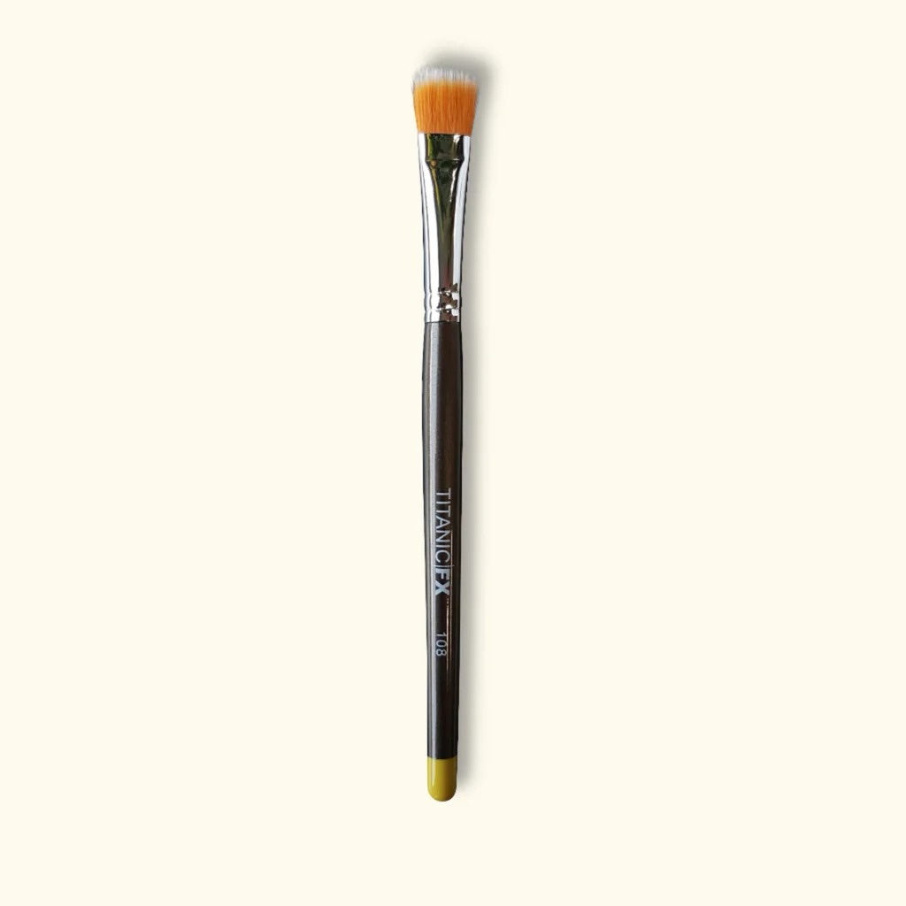 066ffc83-29b3-4018-9768-84125db743b1 Titanic No. 108 - Medium Flat Duo-Fibre Stipple Brush SFX Pennello Duo-Fibra Piatto Medio - immagine 1