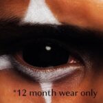 Lenti a contatto Full Sclera Black 1 year Contact Lenses - immagine 2