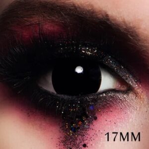 Lenti a contatto Mini Sclera Black 17mm Contact Lenses